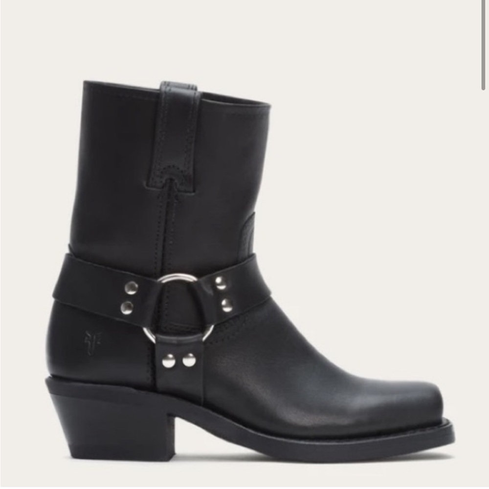 Frye Harness 8R Boot Black